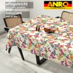Tischdecke abwaschbar Tischtuch Tischwäsche Gartentischdecke Stofftischdecke Baumwolle Polyester Chiara
