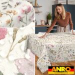 Tischdecke abwaschbar Tischtuch Tischwäsche Gartentischdecke Stofftischdecke Baumwolle Polyester Giulia