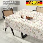 Tischdecke abwaschbar Tischtuch Tischwäsche Gartentischdecke Stofftischdecke Baumwolle Polyester Giulia