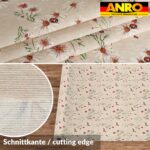 Tischdecke abwaschbar Tischtuch Tischwäsche Gartentischdecke Stofftischdecke Baumwolle Polyester Fortuna