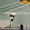 Tischdecke abwaschbar Tischtuch Tischwäsche Gartentischdecke Stofftischdecke Leinenoptik Baumwolle Leinen Uni Blau
