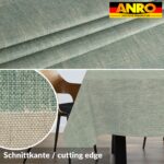 Tischdecke abwaschbar Tischtuch Tischwäsche Gartentischdecke Stofftischdecke Leinenoptik Baumwolle Leinen Uni Blau