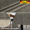 Tischdecke abwaschbar Tischtuch Tischwäsche Gartentischdecke Stofftischdecke Leinenoptik Baumwolle Leinen Uni Anthrazit
