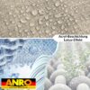 Tischdecke abwaschbar Tischtuch Tischwäsche Gartentischdecke Stofftischdecke Leinenoptik Baumwolle Leinen Uni Grau