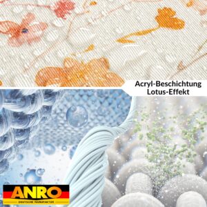 Tischdecke abwaschbar Tischtuch Tischwäsche Gartentischdecke Stofftischdecke Baumwolle Polyester Alessia