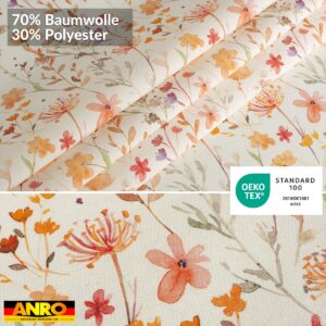 Tischdecke abwaschbar Tischtuch Tischwäsche Gartentischdecke Stofftischdecke Baumwolle Polyester Alessia