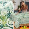 Tischdecke abwaschbar Tischtuch Tischwäsche Gartentischdecke Stofftischdecke Baumwolle Polyester Athena