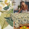 Tischdecke abwaschbar Tischtuch Tischwäsche Gartentischdecke Stofftischdecke Baumwolle Polyester Penelope