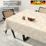 Tischdecke abwaschbar Tischtuch Tischwäsche Gartentischdecke Stofftischdecke Baumwolle Polyester Callista