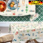 Tischdecke abwaschbar Tischtuch Tischwäsche Gartentischdecke Stofftischdecke Baumwolle Polyester Selene