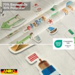 Tischdecke abwaschbar Tischtuch Tischwäsche Gartentischdecke Stofftischdecke Baumwolle Polyester Selene