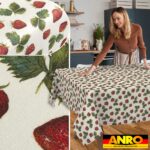 Tischdecke abwaschbar Tischtuch Tischwäsche Gartentischdecke Stofftischdecke Baumwolle Polyester Iris