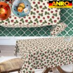 Tischdecke abwaschbar Tischtuch Tischwäsche Gartentischdecke Stofftischdecke Baumwolle Polyester Iris