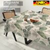Tischdecke abwaschbar Tischtuch Tischwäsche Gartentischdecke Stofftischdecke Baumwolle Polyester Lucia