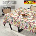 Tischdecke abwaschbar Tischtuch Tischwäsche Gartentischdecke Stofftischdecke Baumwolle Polyester Chiara