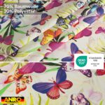 Tischdecke abwaschbar Tischtuch Tischwäsche Gartentischdecke Stofftischdecke Baumwolle Polyester Chiara