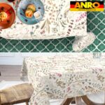 Tischdecke abwaschbar Tischtuch Tischwäsche Gartentischdecke Stofftischdecke Baumwolle Polyester Giulia
