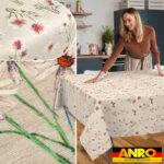 Tischdecke abwaschbar Tischtuch Tischwäsche Gartentischdecke Stofftischdecke Baumwolle Polyester Fortuna