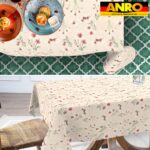 Tischdecke abwaschbar Tischtuch Tischwäsche Gartentischdecke Stofftischdecke Baumwolle Polyester Fortuna
