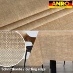 Tischdecke abwaschbar Tischtuch Tischwäsche Gartentischdecke Stofftischdecke Leinenoptik Baumwolle Leinen Uni Sand