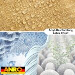 Tischdecke abwaschbar Tischtuch Tischwäsche Gartentischdecke Stofftischdecke Leinenoptik Baumwolle Leinen Uni Senf