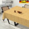Tischdecke abwaschbar Tischtuch Tischwäsche Gartentischdecke Stofftischdecke Leinenoptik Baumwolle Leinen Uni Senf