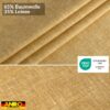 Tischdecke abwaschbar Tischtuch Tischwäsche Gartentischdecke Stofftischdecke Leinenoptik Baumwolle Leinen Uni Senf