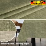 Tischdecke abwaschbar Tischtuch Tischwäsche Gartentischdecke Stofftischdecke Leinenoptik Baumwolle Leinen Uni Olive