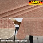 Tischdecke abwaschbar Tischtuch Tischwäsche Gartentischdecke Stofftischdecke Leinenoptik Baumwolle Leinen Uni Rot