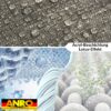Tischdecke abwaschbar Tischtuch Tischwäsche Gartentischdecke Stofftischdecke Leinenoptik Baumwolle Leinen Uni Anthrazit