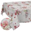 Tischdecke aus Stoff Textil Tischwäsche abwaschbar Tischtuch Baumwolle Polyester Berries In-/Outdoor Tischdecke