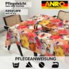 Tischdecke abwaschbar Stofftischdecke Gartentischdecke Textil Tischtuch Tafeldecke Meterware Kunst