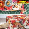 Tischdecke abwaschbar Stofftischdecke Gartentischdecke Textil Tischtuch Tafeldecke Meterware Kunst
