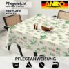Tischdecke abwaschbar Stofftischdecke Gartentischdecke Textil Tischtuch Tafeldecke Meterware Kaktus