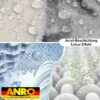 Tischdecke abwaschbar Stofftischdecke Gartentischdecke Textil Tischtuch Tafeldecke Meterware Marmor Schwarz
