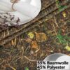 Tischdecke abwaschbar Stofftischdecke Gartentischdecke Textil Tischtuch Tafeldecke Meterware Waldboden