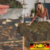 Tischdecke abwaschbar Stofftischdecke Gartentischdecke Textil Tischtuch Tafeldecke Meterware Waldboden