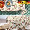 Tischdecke abwaschbar Stofftischdecke Gartentischdecke Textil Tischtuch Tafeldecke Meterware Kirsche