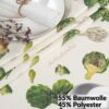 Tischdecke abwaschbar Stofftischdecke Gartentischdecke Textil Tischtuch Tafeldecke Meterware Artischocke