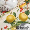 Tischdecke abwaschbar Stofftischdecke Gartentischdecke Textil Tischtuch Tafeldecke Meterware Sandias