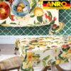 Tischdecke abwaschbar Stofftischdecke Gartentischdecke Textil Tischtuch Tafeldecke Meterware Sandias