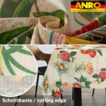 Tischdecke abwaschbar Stofftischdecke Gartentischdecke Textil Tischtuch Tafeldecke Meterware Retro
