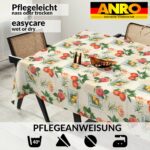 Tischdecke abwaschbar Stofftischdecke Gartentischdecke Textil Tischtuch Tafeldecke Meterware Retro