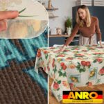 Tischdecke abwaschbar Stofftischdecke Gartentischdecke Textil Tischtuch Tafeldecke Meterware Retro