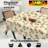 Tischdecke abwaschbar Stofftischdecke Gartentischdecke Textil Tischtuch Tafeldecke Meterware Pilze
