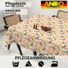 Tischdecke abwaschbar Stofftischdecke Gartentischdecke Textil Tischtuch Tafeldecke Meterware Chili