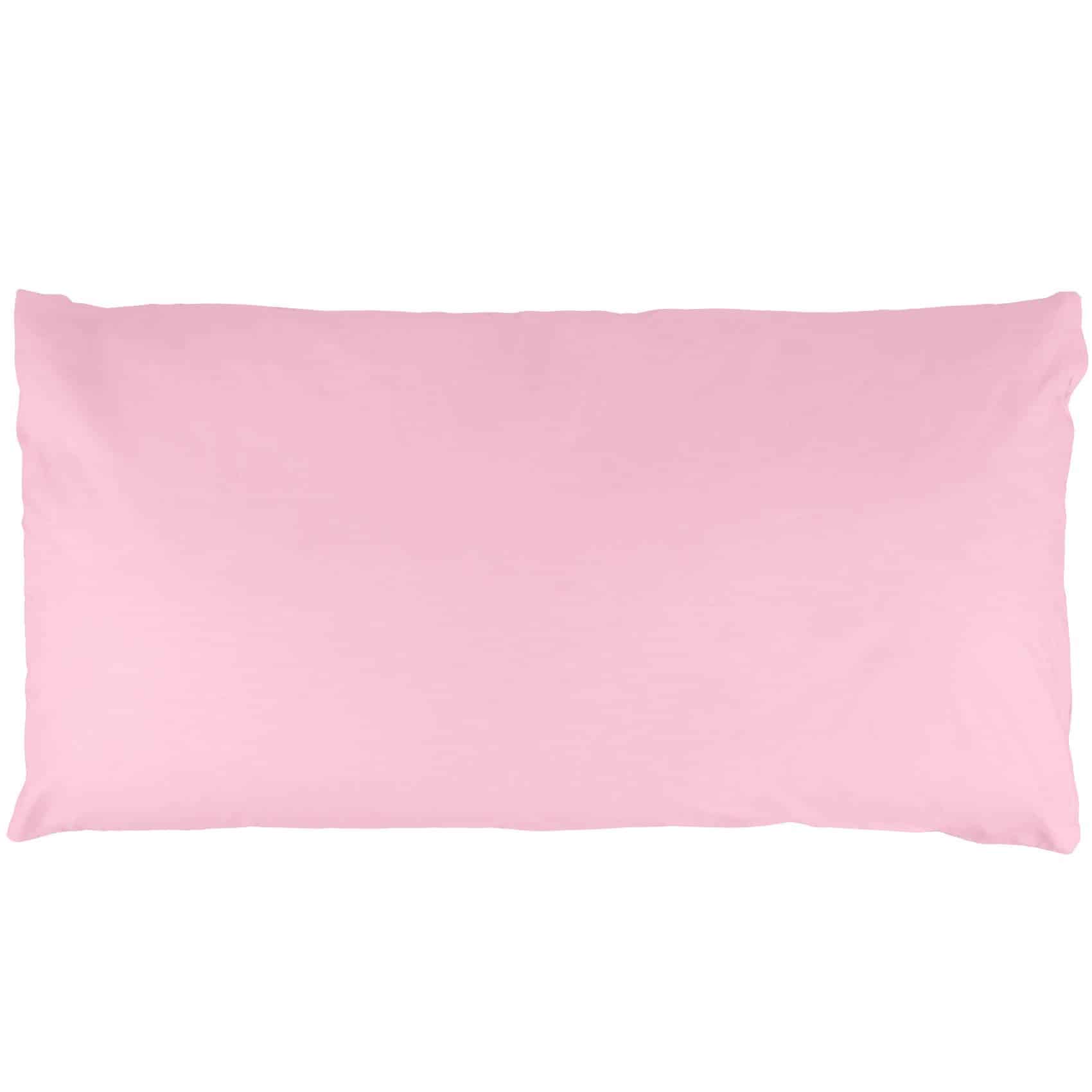 Kisska Kissenbezug LUNA Kissenüberzug Sofakissenbezug Kopfkissenbezug, (1 Stück), Atmungsaktiv, aus Baumwolle 50x30 Rosa