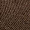 Selbsthaftende Bodenmatte Teppich Antirutsch-Matte Bodenbelag rutschfest in Meterware Schoko