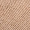 Selbsthaftende Bodenmatte Teppich Antirutsch-Matte Bodenbelag rutschfest in Meterware Hellbraun