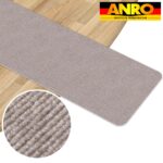 Treppenteppich Treppenstufen Teppich Stufenteppich Stufenmatte selbsthaftend Rechteckig NEMESIS Beige